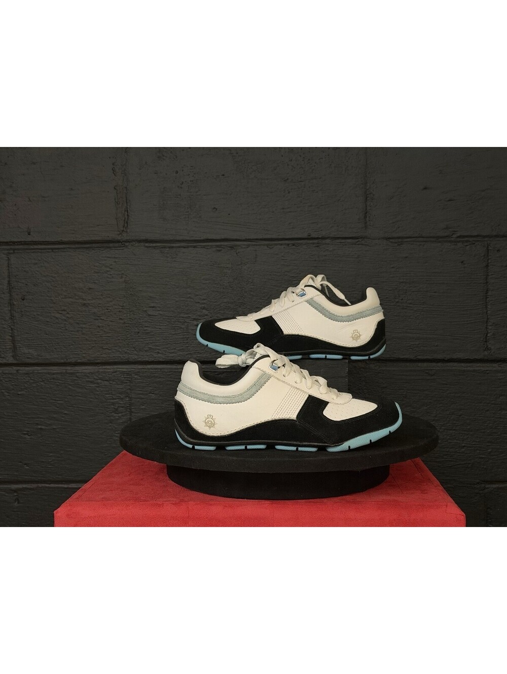 FILA Rock Chang Sneakers White Black Blue Mens 6.5 DS Rare LEY2K Vintage NWHOB - Picture 4 of 8